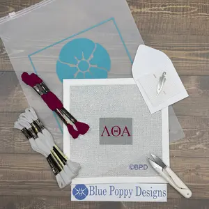 Lambda Theta Alpha 2x2 Needlepoint Kit