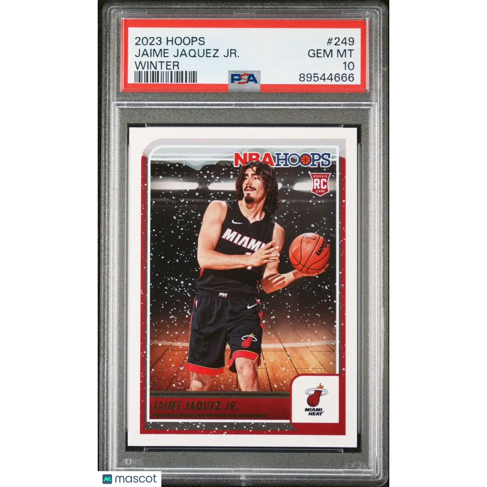 Jaime Jaquez Jr. PSA 2023 24 NBA Hoops RC WINTER Rookie 10 GEM MINT Miami Heat