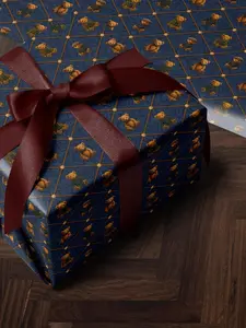 Teddy Bear Wrapping Paper Children Gift Wrap for Kid Christmas Present Decor for Holiday Wrapping Paper Bear Theme Baby Shower Boy Gift Wrap, Wrapping Paper trend