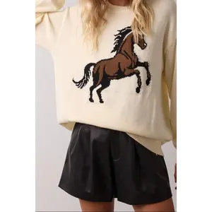 Galloping horse sweater