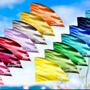 Play Fitness Worship Swing Flags - Colorful Options Including Orange Silver Lavender Red Wine Burgundy Turquoise Green LimeGreen Yellow