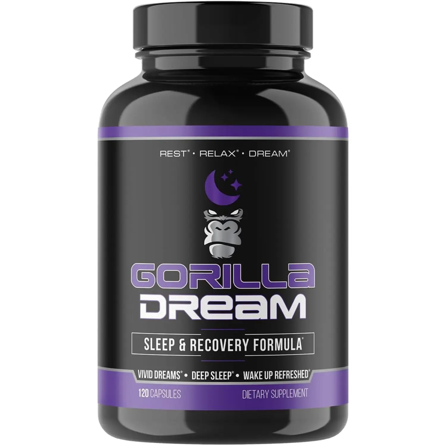 Sleep Aid Supplement Deep Sleep Formula with Melatonin GABA Magnesium L Theanine Ashwagandha 120 Capsules