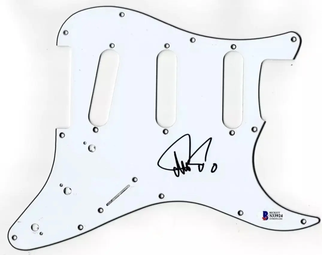 Trey Anastasio of Phish Authentic Autographed Stratocaster Pickguard