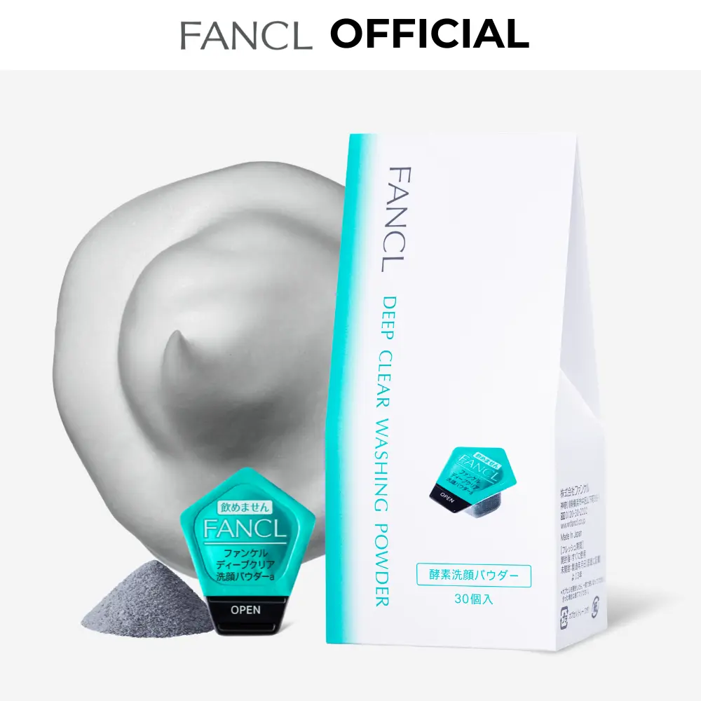 FANCL Deep Clear Washing Powder – Enzyme Facial Cleanser for Pores & Blackheads | Official Partner