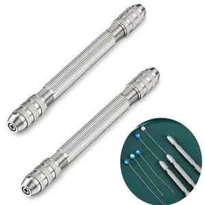 Double-Head Jewelry Making Drill, Coiling Tool, Copper Jewelry Making Tools, DIY Hair Clips Keychains Bracelets Necklaces