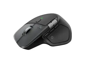 Logitech MX Master 4 for Mac - Wireless Bluetooth Mouse with Ultra-fast Scrolling, Ergo, haptic feedback, Customize vibration intensity - Space Black