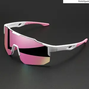 Polarized Sports Sunglasses for Men & Women – UV400 Protection, Windproof One-Piece Lens, Lightweight Shades for Cycling, Running, Hiking