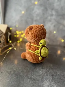 Loppy Puff - CAPYBARA Crochet, Capybara Amigurumi. Guinea Pig Crochet, Rodent Amigurumi ,Plush Animal