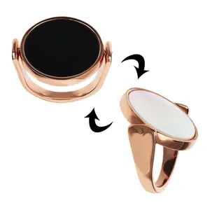 David Markstein Bronze Reversible GemstoneRing