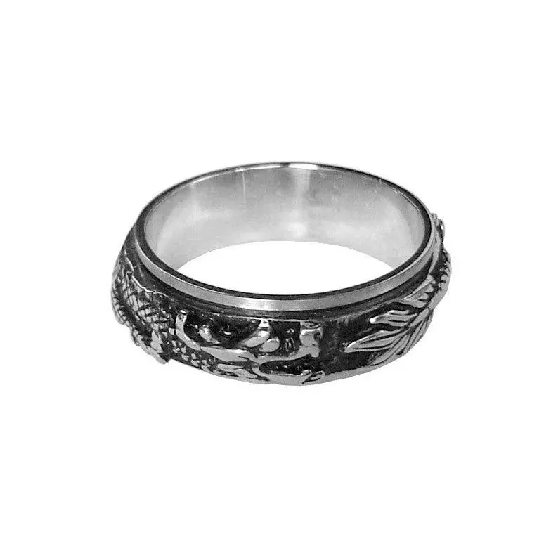 Dragon Spinner Ring – Rotating Dragon Band for Stress Relief & Style