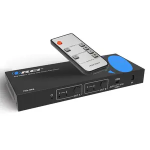 OREI 4K@60Hz 2x2 HDMI Matrix Switch with Audio Extractor (HD-202)