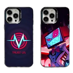 H-HazbinS Vox Hotel Trust Us Phone Cases For iPhone 17 Promax Pro Air 16 Plus 15 14 13 12 Black Matte Shockproof Protective Cover Gift For Birthday Christmas Halloween