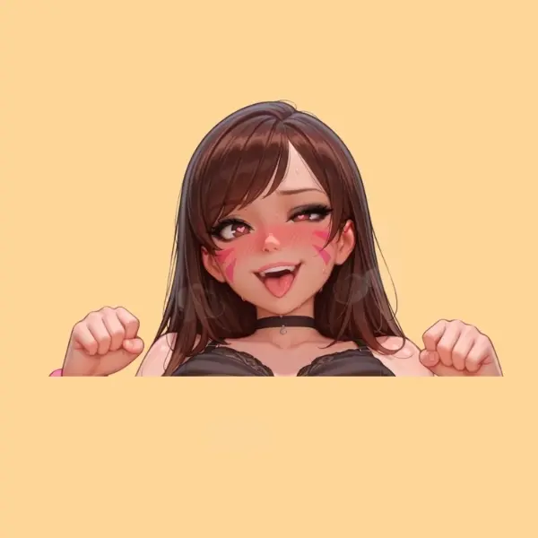 Anime Dream Girl Sticker, Vinyl Decal, Kiss-Cut, Laptop, Car, Phone & Water Bottle, Full Body Sticker