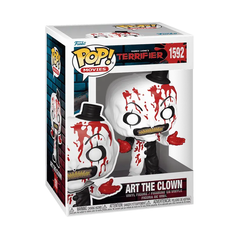 Funko Pop! Movies: Terrifier - Bloody Art the Clown Vinyl Figure With Protector