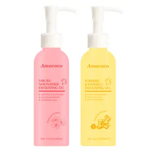 150ml Turmeric Nicotinamide Sea Salt Scrub Gel, rich in hyaluronic acid, physically exfoliates, deeply cleanses beige. Suitable for hands, face and other areas, keeping beige soft, white and radiant. Turmeric extract beige care gel as a gift for her