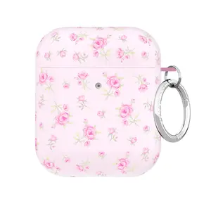 Dainty Pink Floral AirPod Case