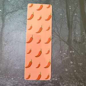 Spicy laminated bookmark