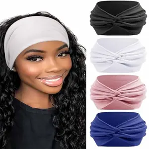 Wide Headbands For Women's Hair Soft Headband, Head Bands Adult Women Elastic Head Band, Knotted Hairbands Fashion Hair Accessories For Women