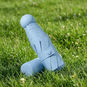 Mini Travel Umbrella, Portable Lightweight Umbrella, Umbrellas For Rain, Compact Pocket-Sized Windproof Umbrella with UPF 50+ UV & Rain Protection, Lightweight Folding Umbrella for Women & Kids, Easy Velcro Strap for Travel, Convenient Transportation