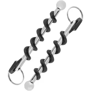 Multi-Tool Waiters Corkscrew Portable Red Wine Bottle Hinged Opener Set with Keychain