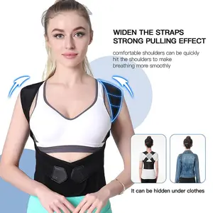 Posture & Back,Men's and Women's Slim Fit Tank Top,Slimming Workout Clothing comfortable support solid color open bust