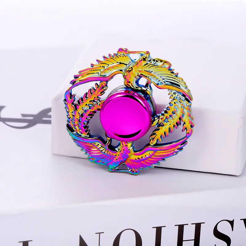 Colorful Phoenix in a Floating Box