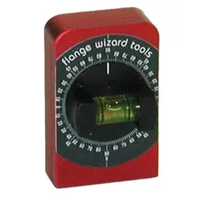 212 MAIN Flange Wizard 496-L-2 Combination Level Accessory - Aluminum Body, Magnetic Grip, High-Resolution, Pocket-Size Hardware Measuring Tool