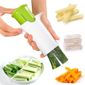 Versatile Quick-Cut Slicer - Safe, Uniform Cuts for Fruits & Veggies, Ideal for Fast Meal Prep