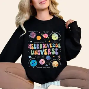 Autism Awareness T-Shirt,Space Neurodiversity Sweatshirt, Neurodiverse Shirt, Sped Teacher Shirt, Autism Awareness Shirt, Special Education Shir