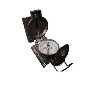 212 MAIN Cammenga B3HCS Black Model 3H Military Compass, Waterproof Aluminum Clamshell with Degrees-Mils Measurement