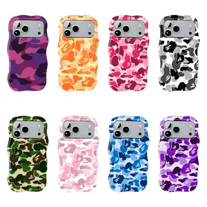 Bape Protective Camo Streetwear Wave Phone CaseSuitableSuitable for iPhone 17/16/15/14/13/12/11 Pro Max/Plusand Samsung Galaxy S23-25, shock-absorbing, Hard Case with ImpactDispersion Technology