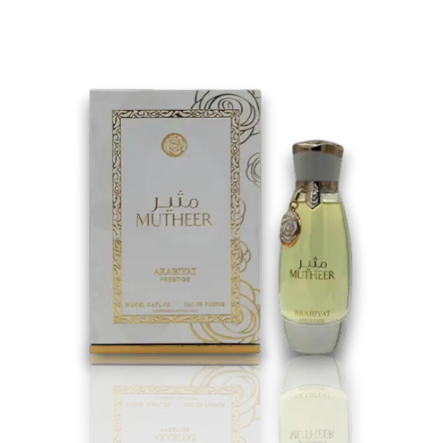 Arabiyat Prestige | Mutheer | Unisex fragrance | 100 ML 3.4 OZ | Eau De Parfum | Gardenia - Orchid & Bay Leaf
