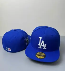 New Era MLB Snapback Baseball Cap – Embroidered Team Logo Flat Bill Hat, LA Dodgers Yankees Braves Pirates Adjustable Streetwear Hat