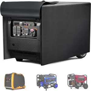 Generator Cover 26"L x 20"W x 20"H, Fits  3000-5000W Generators, Heavy-Duty  Oxford Fabric, Windproof with Zipper Closure for Outdoor Protection