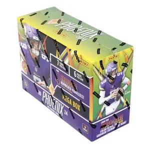 2024 Phoenix Football International Mega Box - 6 Packs / 7 Cards per Box - Look for Gold Stars /8 - Ripped and Shipped