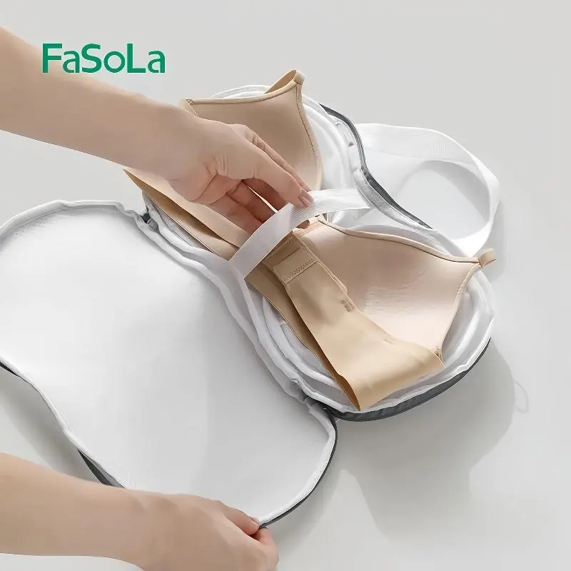 1 Durable Underwear Laundry Bag, Mesh Wash Bag with Zipper Closure, Suitable for Delicate Garments, Round Design, Material Sold Separately, Smooth Zipper, Resistant to Damage, Machine Washable Garment Protector, Laundry Bags