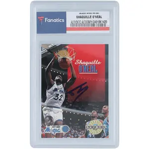 Shaquille O'Neal Orlando Magic Autographed 1992 Skybox RC #382 Card - Skybox - Fanatics Authentic Certified