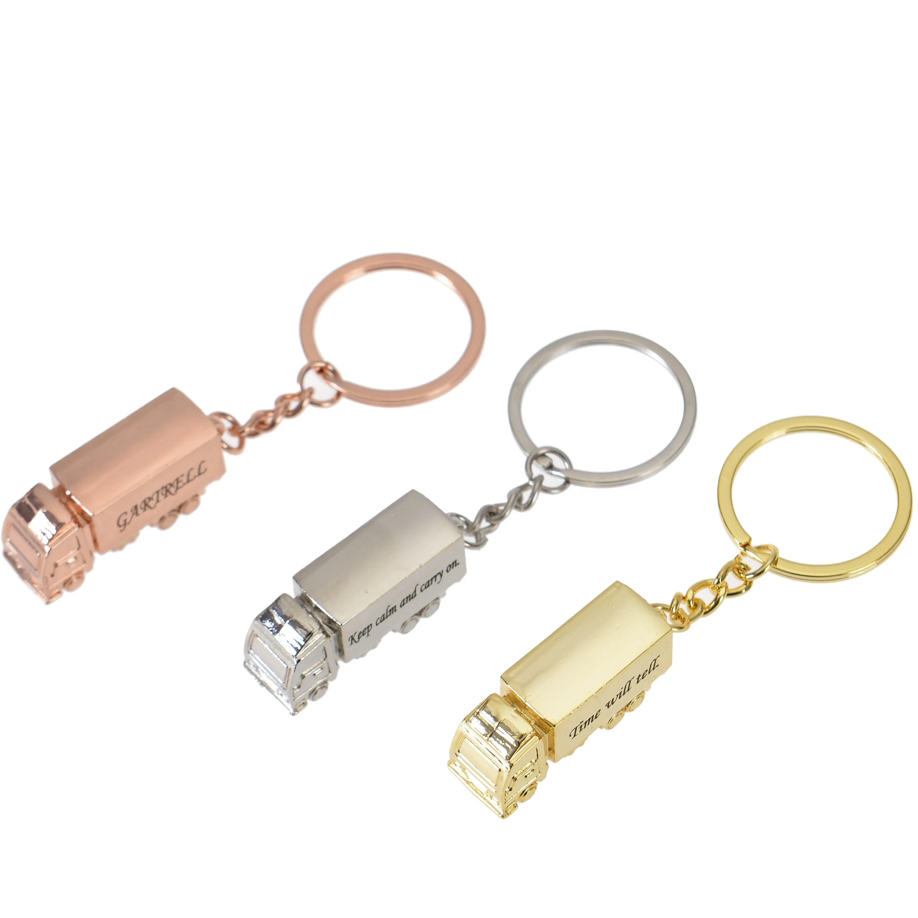 Personalized Truck Keychain with Short Text