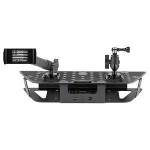 RubiGrid® GMC Sierra + Chevrolet Silverado Dash Mount with Black Arms