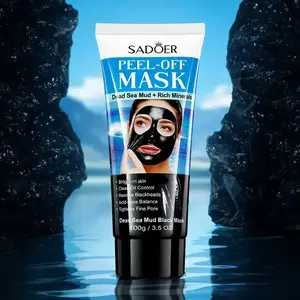 Dead Sea Mud Black Mask + Mineral-Rich Peel-Off Cleansing Mask Skin Repair