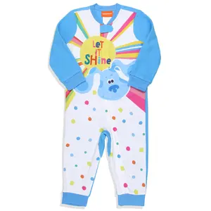Nickelodeon Toddler Boys' Blue's Clues Union Suit Footless Sleep Pajama