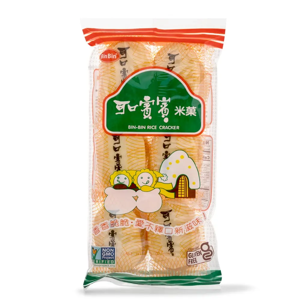Bin Bin Rice Crackers - Light and Crispy Snacks Bin Bin Rice Crackers - Light and Crispy Snacks