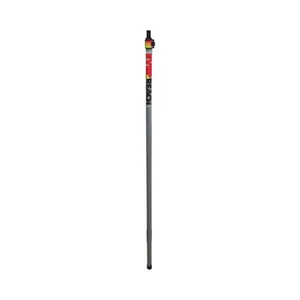 REACH Aluminum Extendable Extension Pole for Painting, 3 - 6 Ft.. Extendable Range, Heavy Duty Coated Steel Construction, Solid Acme Threaded Tip, Variable Lock