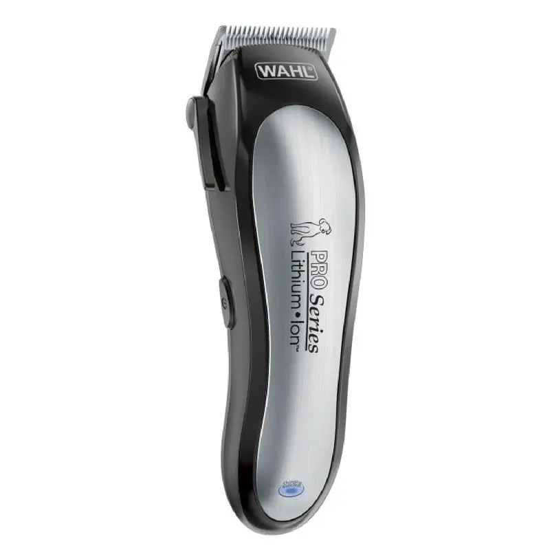 Wahl USA Animal Clippers Lithium Ion Pro Series Cordless Model 9766 Rechargeable Heavy Duty Electric Grooming Kit for Small Large Breeds with Thick to Heavy Coats