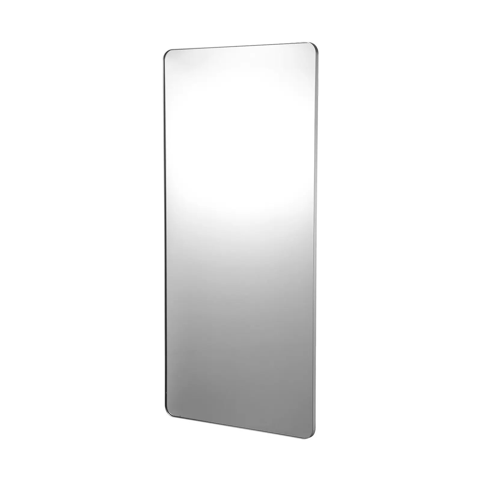 VEVOR Wall Mounted Makeup Mirror, 0.15" Thick, 32" x 72" Mirror with Aluminium Alloy Frame & Explosion-Proof Film, Scratch-Resistant Mirror with Z-Shaped Bracket, Fit for Bathroom/Bedroom/Living RoomSummervibes