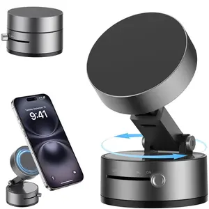 Vacuum Suction Cup Portable Magnetic Desktop Cell Phone Holder, Multifunctional Universal Phone Holder for Car Glass Wall, Phone Accessories, Stand, Universal Smartphone Holder, Phone Suction Pad