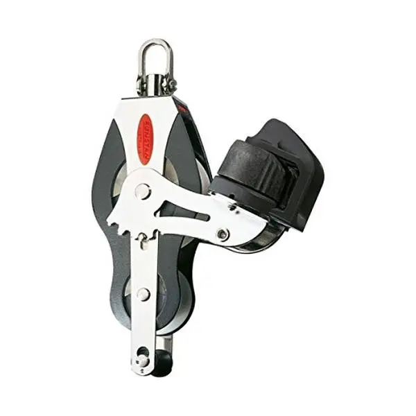 Ronstan RF51530 Series 50 All Purpose Fiddle Block - 316 Stainless Steel, Acetal Polymer, Self-Lube - Fiddle, Becket, Cleat - 0.7 lbs, Low Maintenance Boating Gear for Boats Up to 10m, All Purpose Block