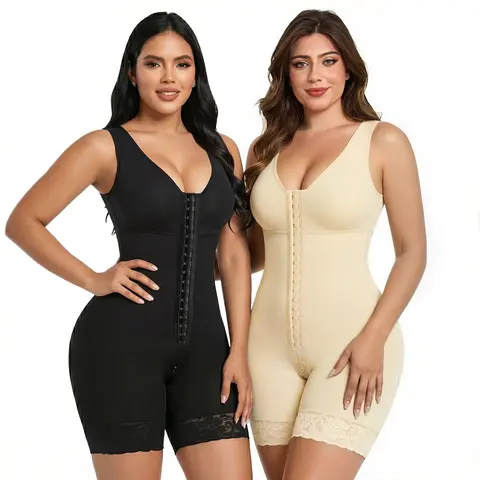 YIANNA 2 Piece Fajas Colombianas Shapewear for Women Tummy Control Full Shapewear Butt Lifter