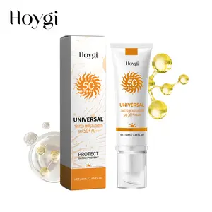 Hoygi SPF50+ PA+++ Tinted Moisturizer Sunscreen - 2-in-1 Face Sun Protection & Light Coverage, 53ml Protective