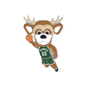 Aminco Bango Bobble Milwaukee Bucks Pin